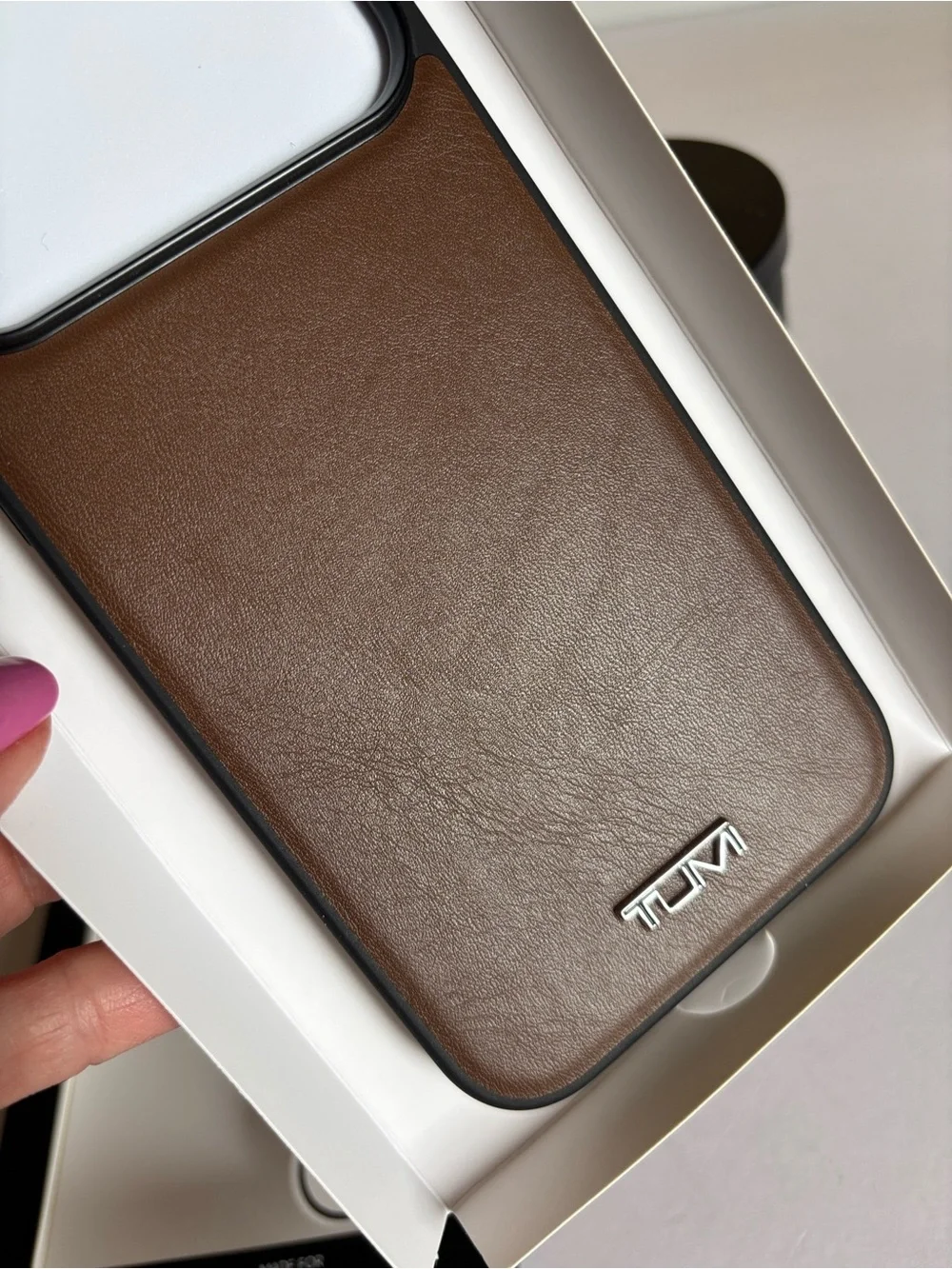 Tumi Leather Protective Case For iPhone 17 Pro Max